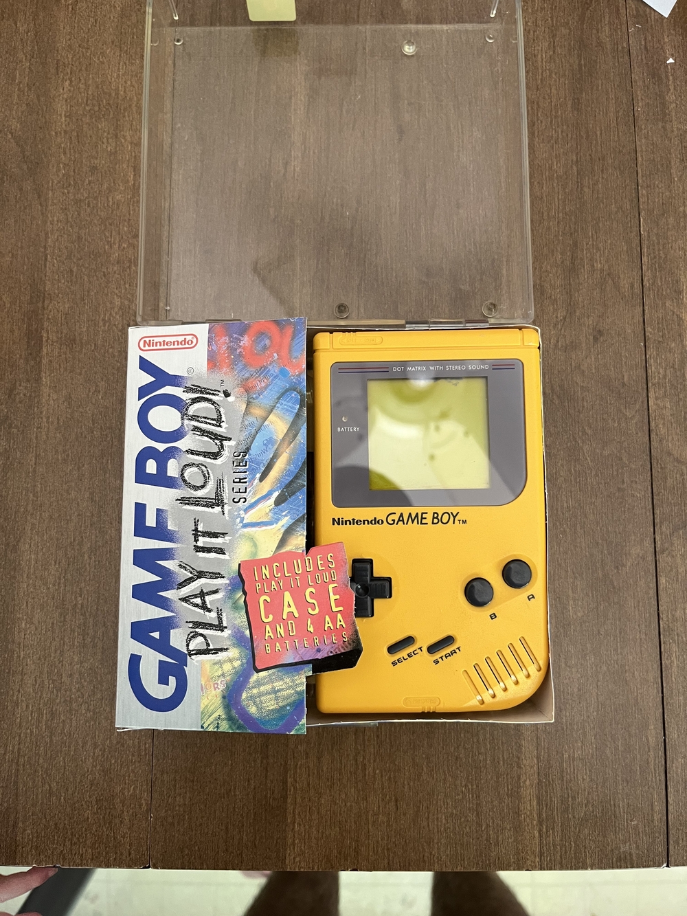 Nintendo Play It Loud Game Boy And Box - Yellow